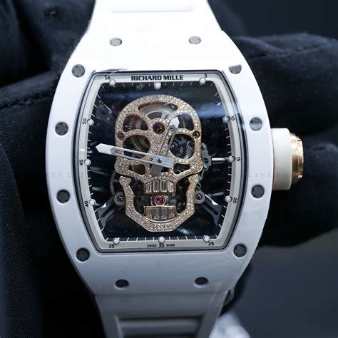 white skeleton richard mille|Richard Mille rm052 price.